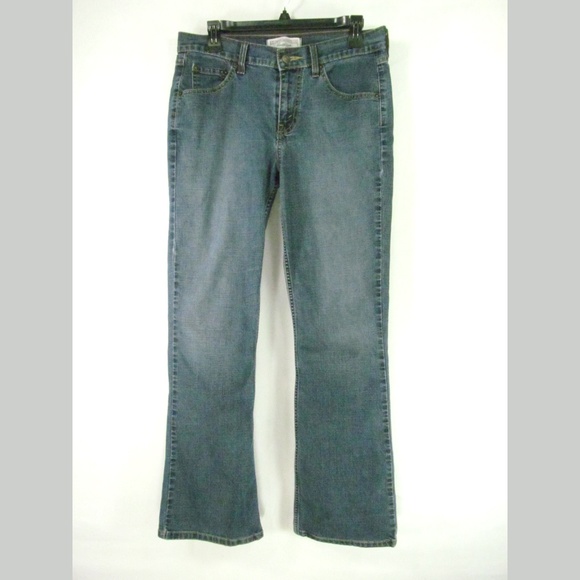Levi Strauss Signature Jeans Sz 8 Stretch Boot Cut - Picture 1 of 6